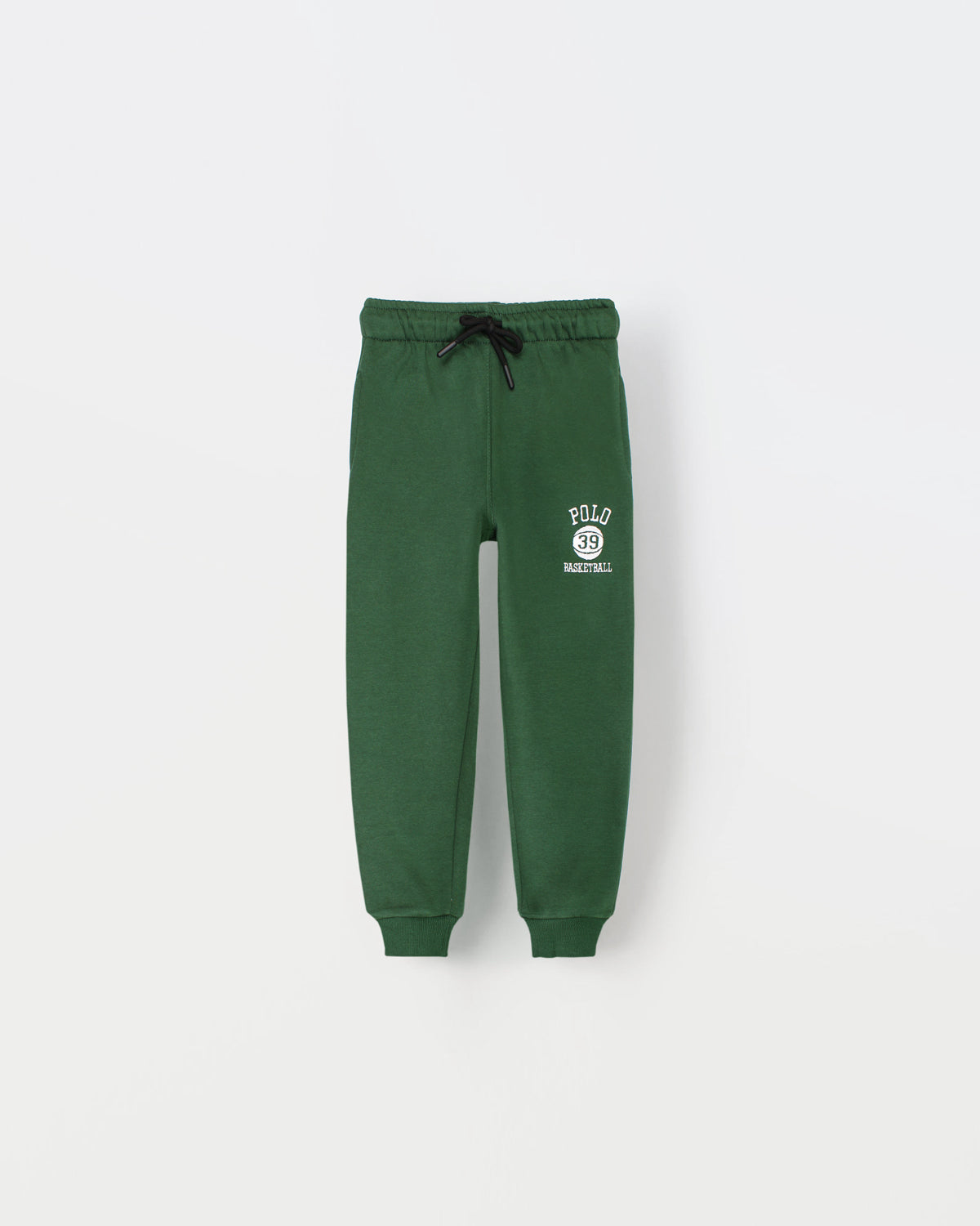 Kids Winter Basketball Jogger Pants - Green