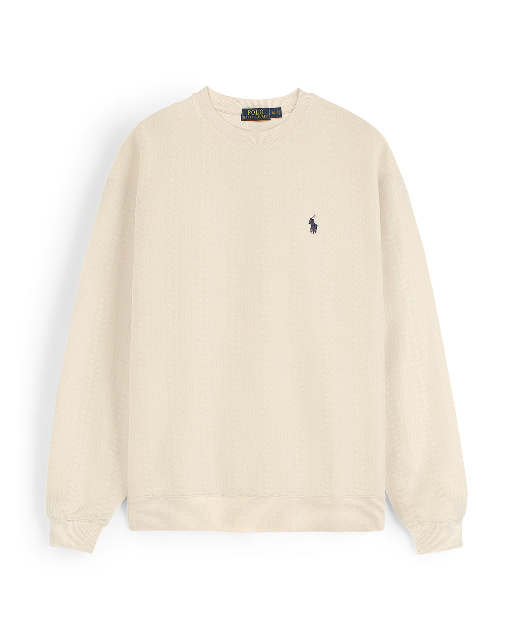 Premium Men's Fleece Sweater - Cream