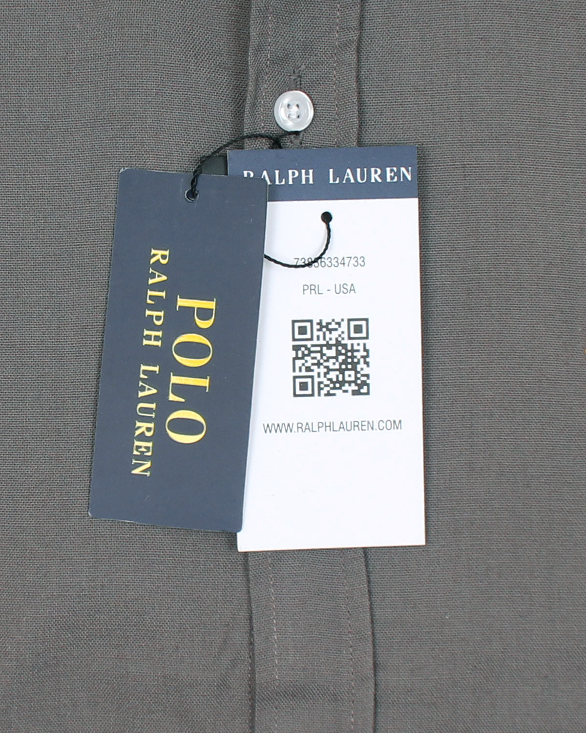 Premium Iconic Men Oxford Shirt -  Dark Grey