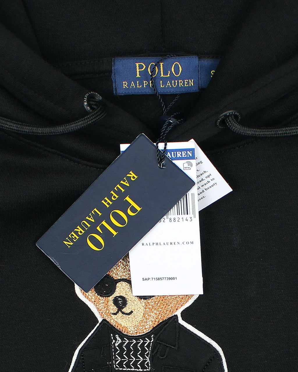 Premium Men's Bear Hoddie - Black