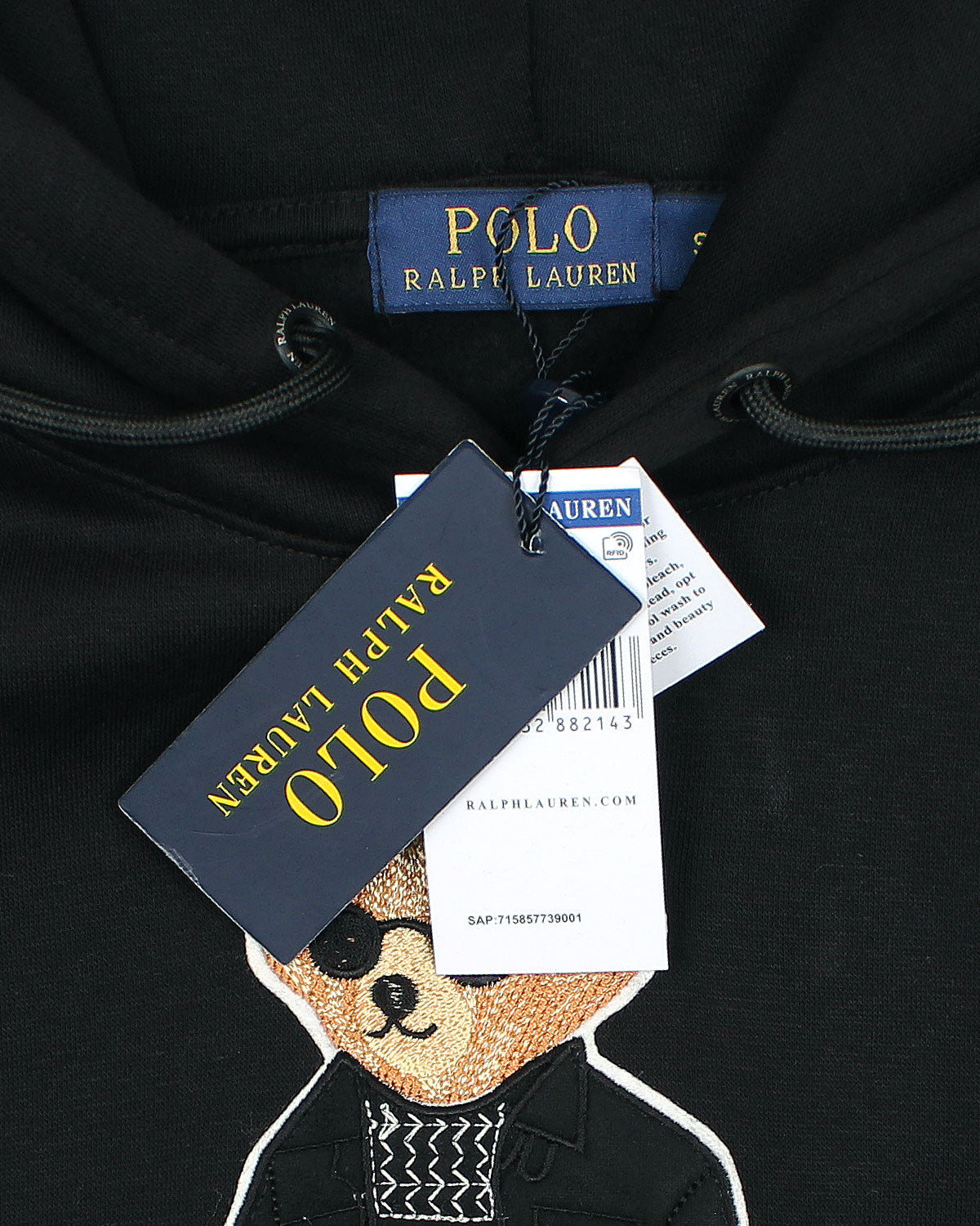 Premium Men's Bear Hoddie - Black