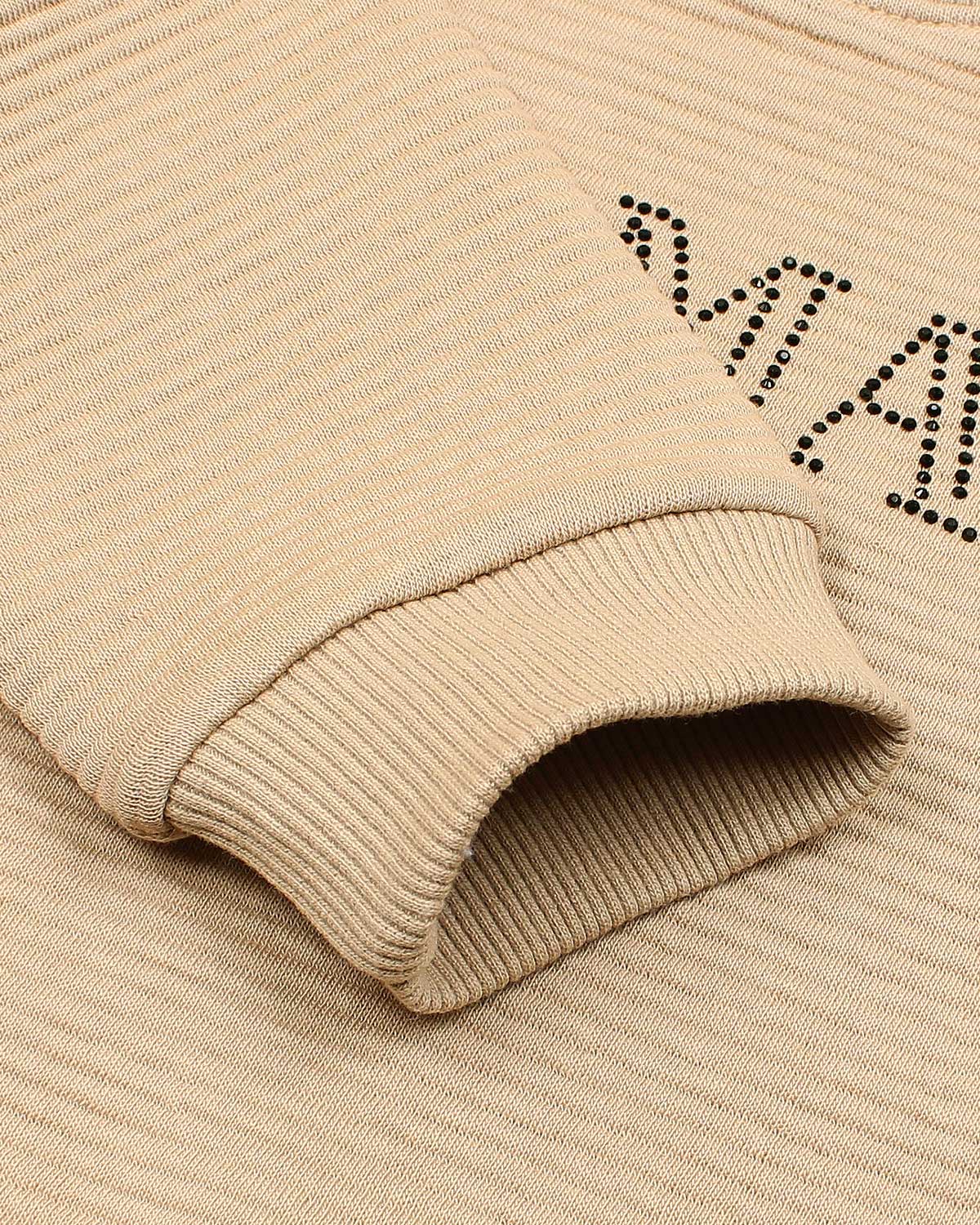 Exclusive Baby Girls Partywear Bal. Top - Beige