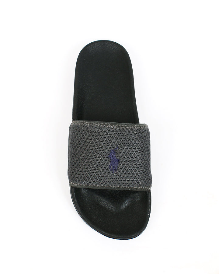 Premium Polo Men's Slides - Grey