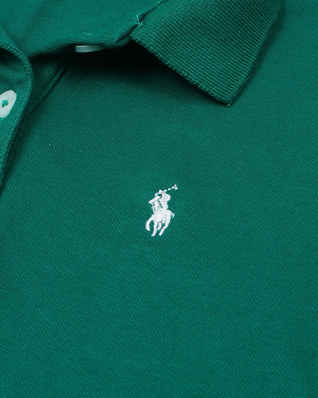 Premium Baby Girl R-L Polo Dress - Green
