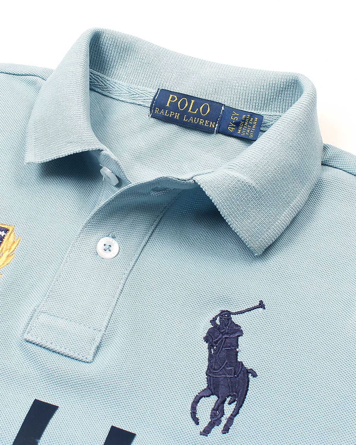 Kids Country ITALIA Polo Shirt - Sky Blue