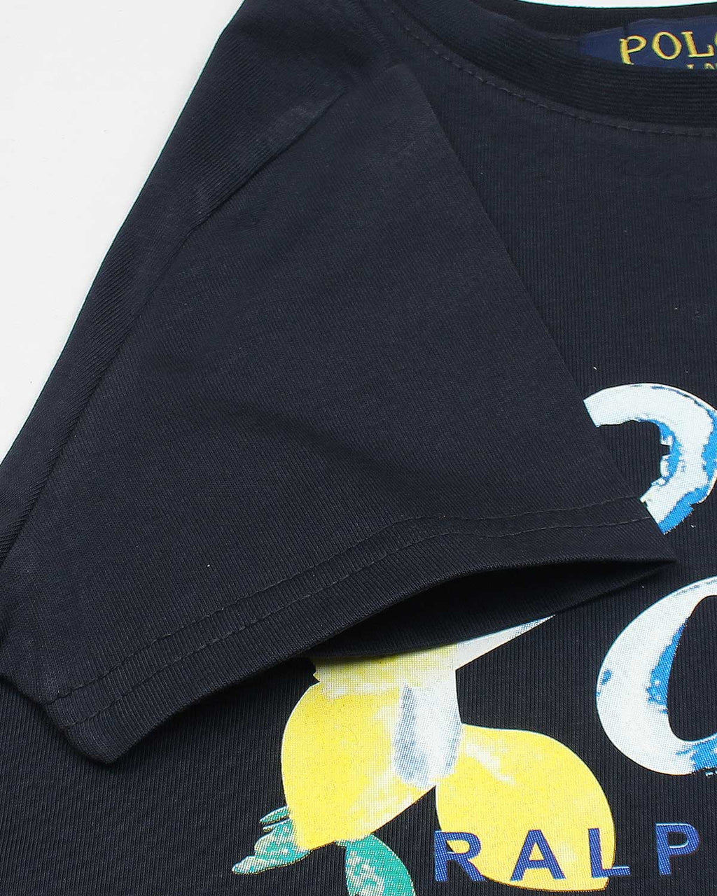 Exclusive Baby Girl R/L Polo Tee - Navy Blue