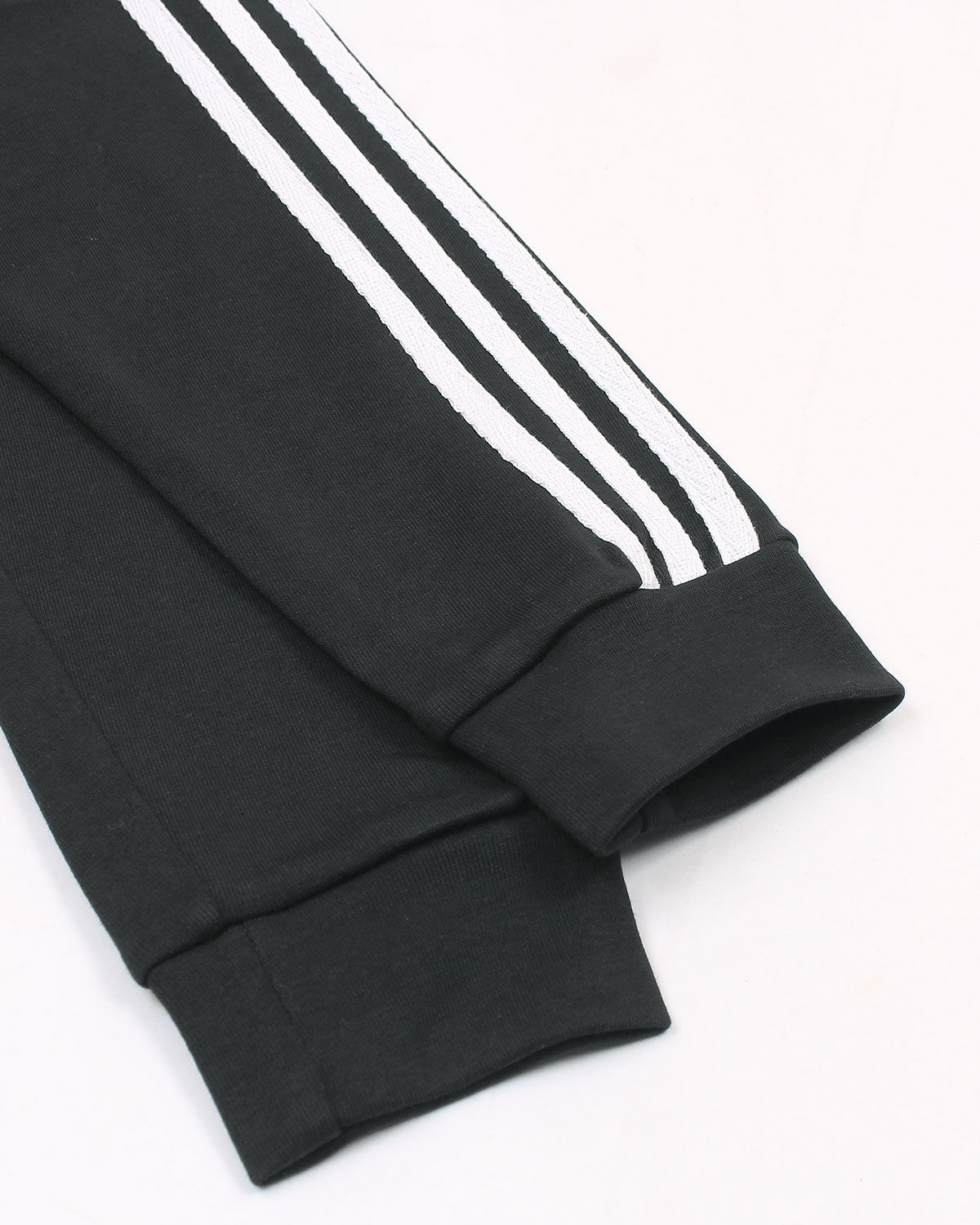 Kids Stripped Tracksuit - Black