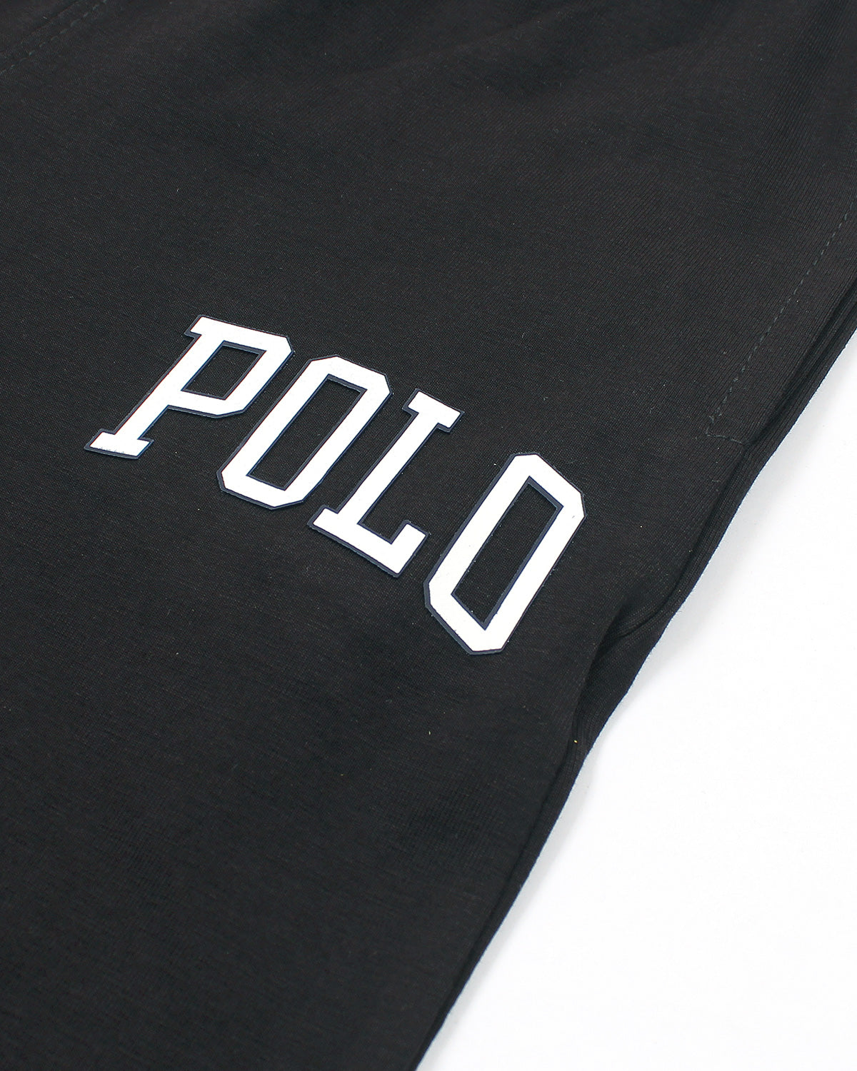 Kids Polo Tracksuit Set - Black