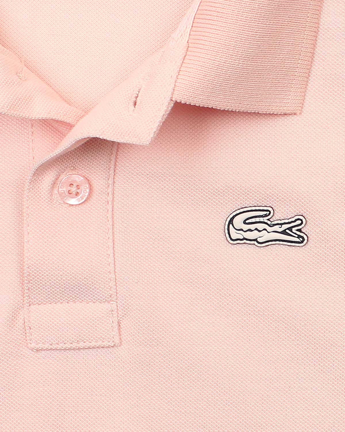 Premium Baby Girl Lac. Polo Shirt - Baby Pink