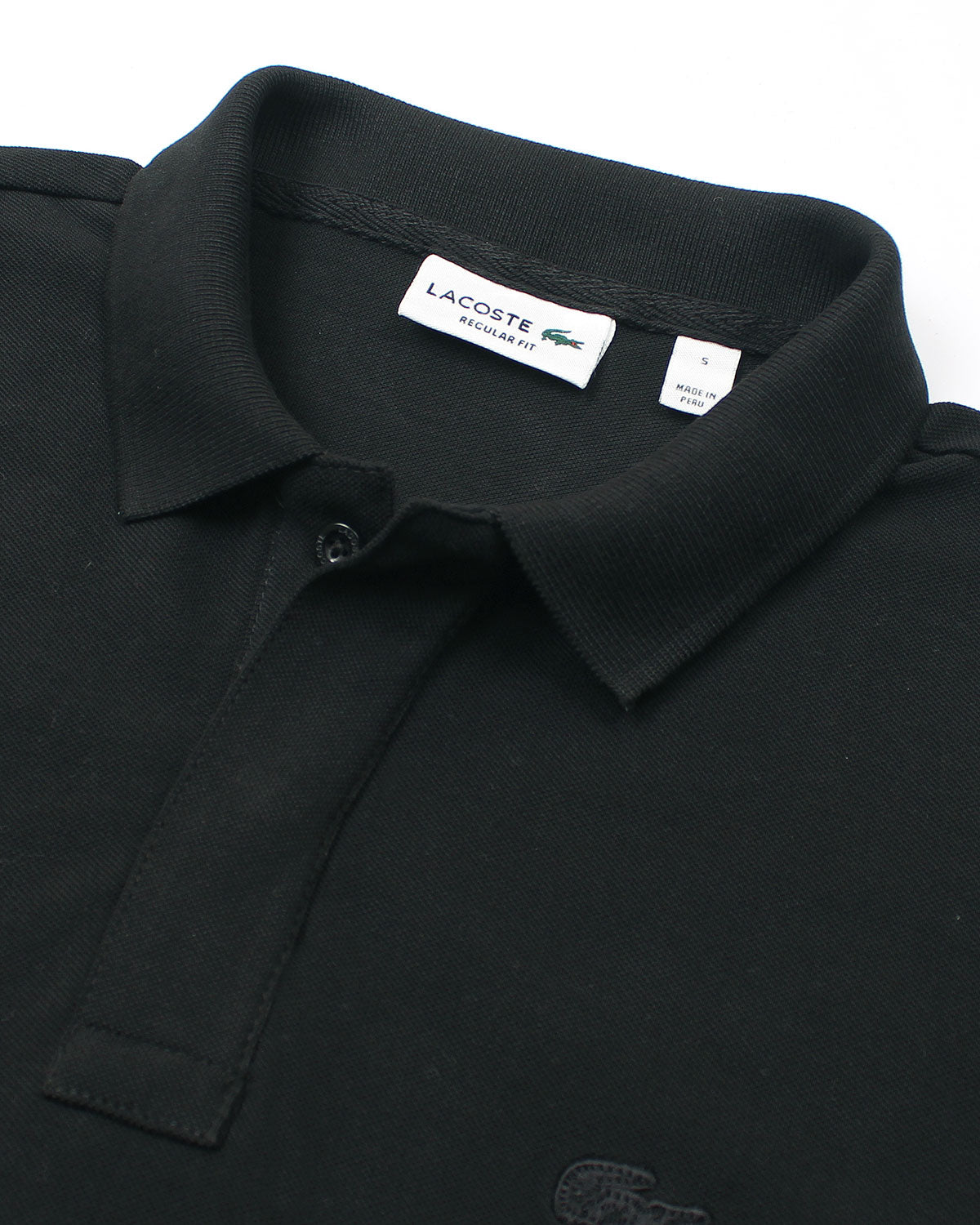 Premium Men's Lac. Classic Polo Shirt - Black