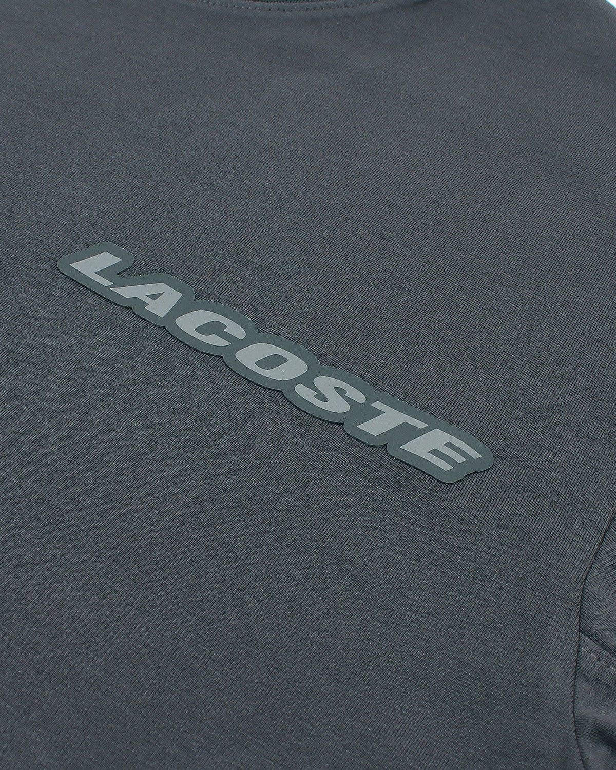Men's Oversized Basic Lac. T Shirt - Grey