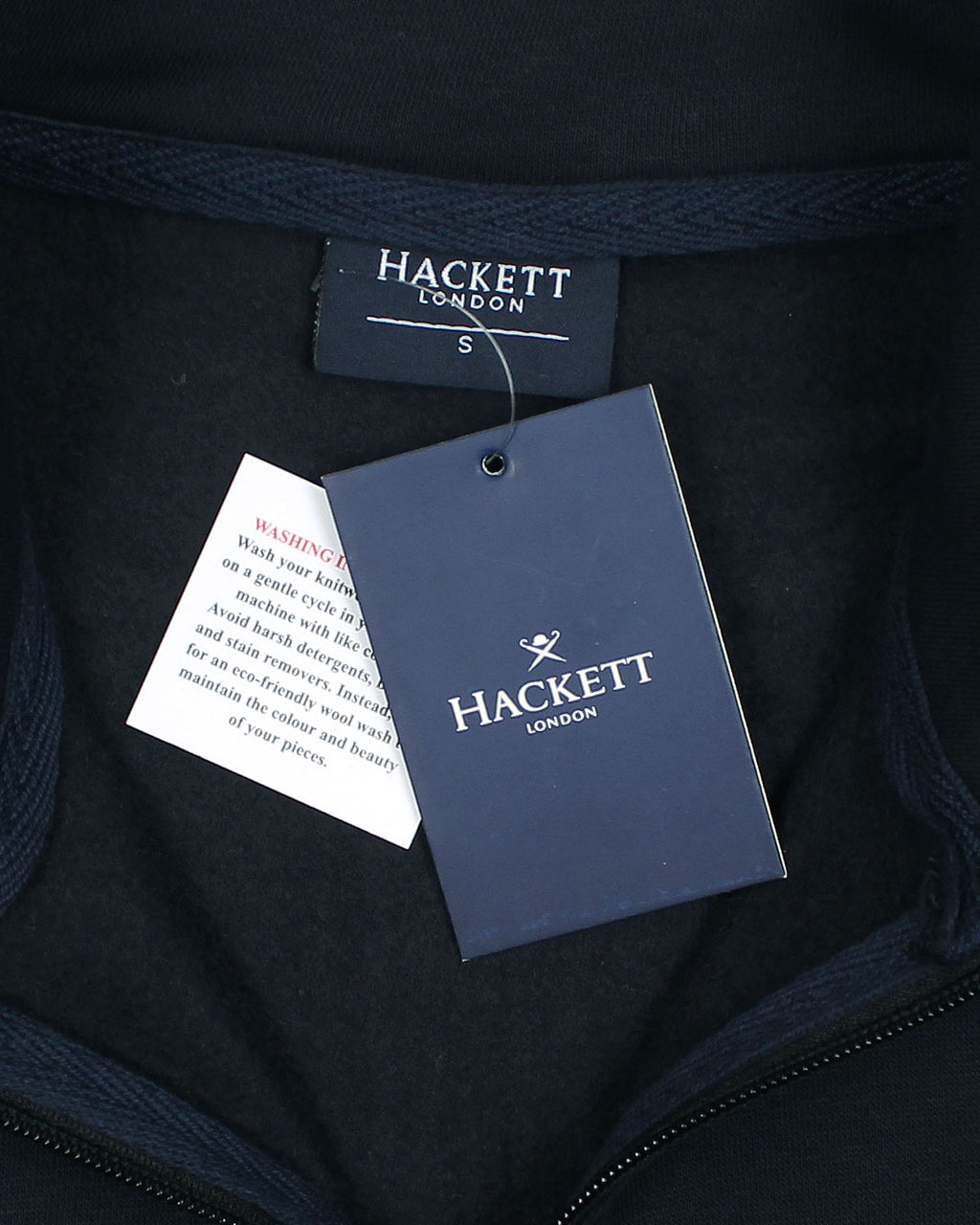 Classic HKT Quater Zipper - Navy Blue
