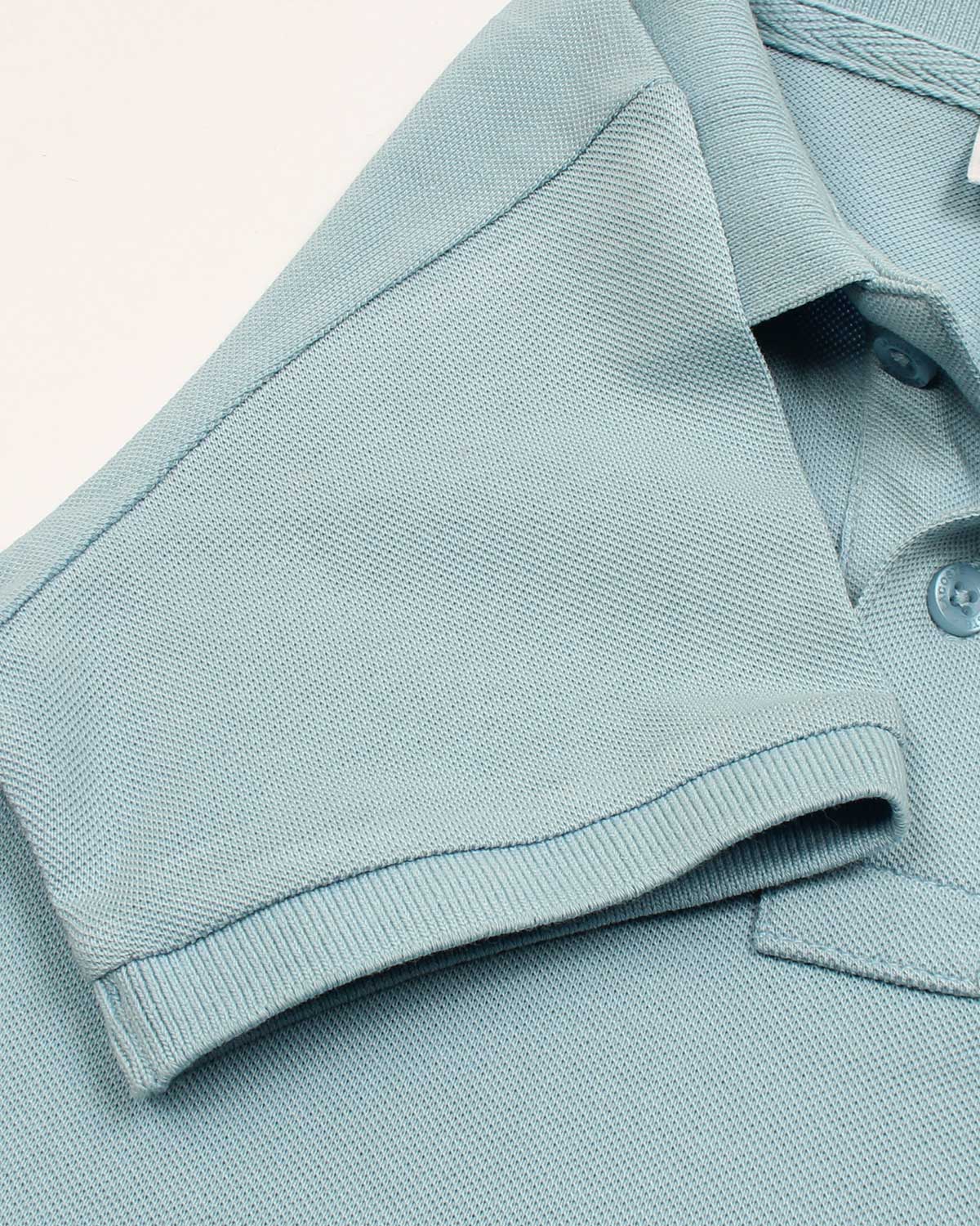 Premium L/C Dip Kids Polo Shirt -  Sky Blue