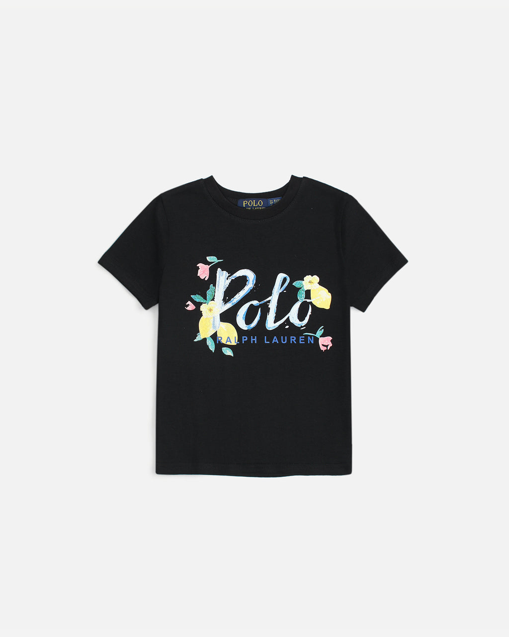 Exclusive Baby Girl R/L Polo Tee - Black