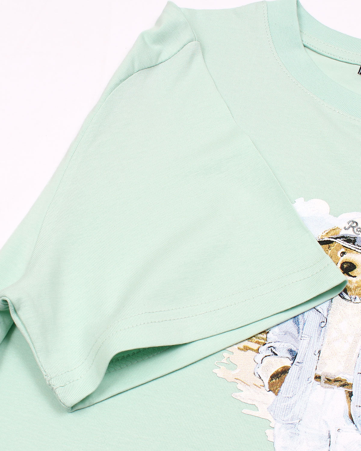 Exclusive R/L Men Bear Tee - C Green