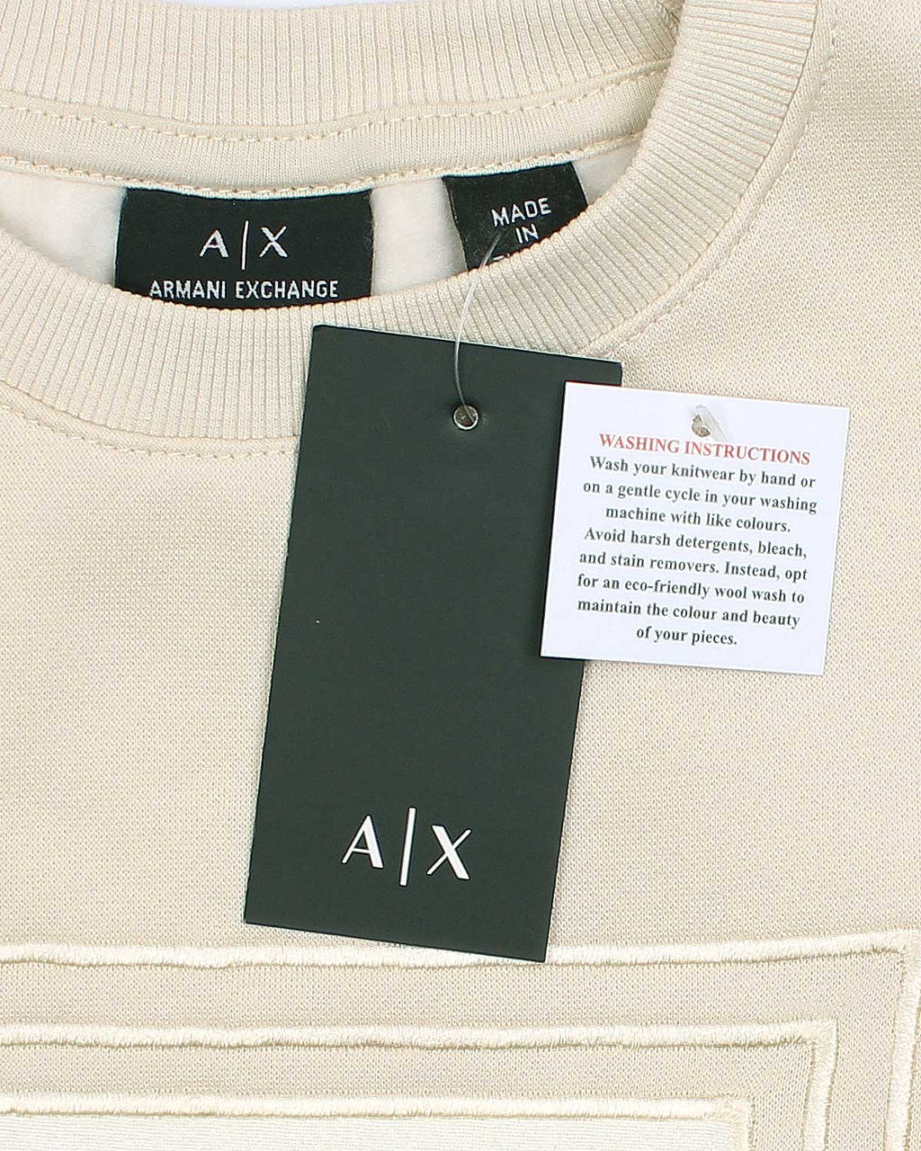 Exclusive A=X Men's Sweat Batch - Off White