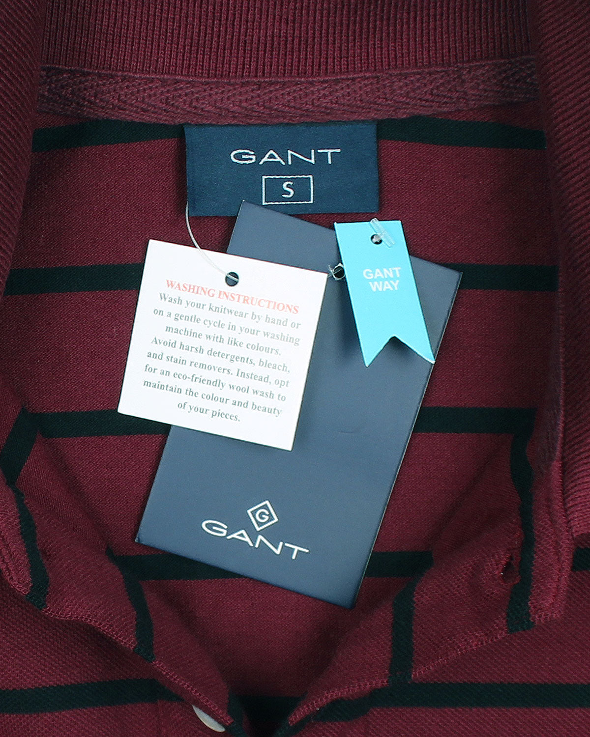 Exclusive G-A-N-T Men Stripper Polo Shirt - Maroon