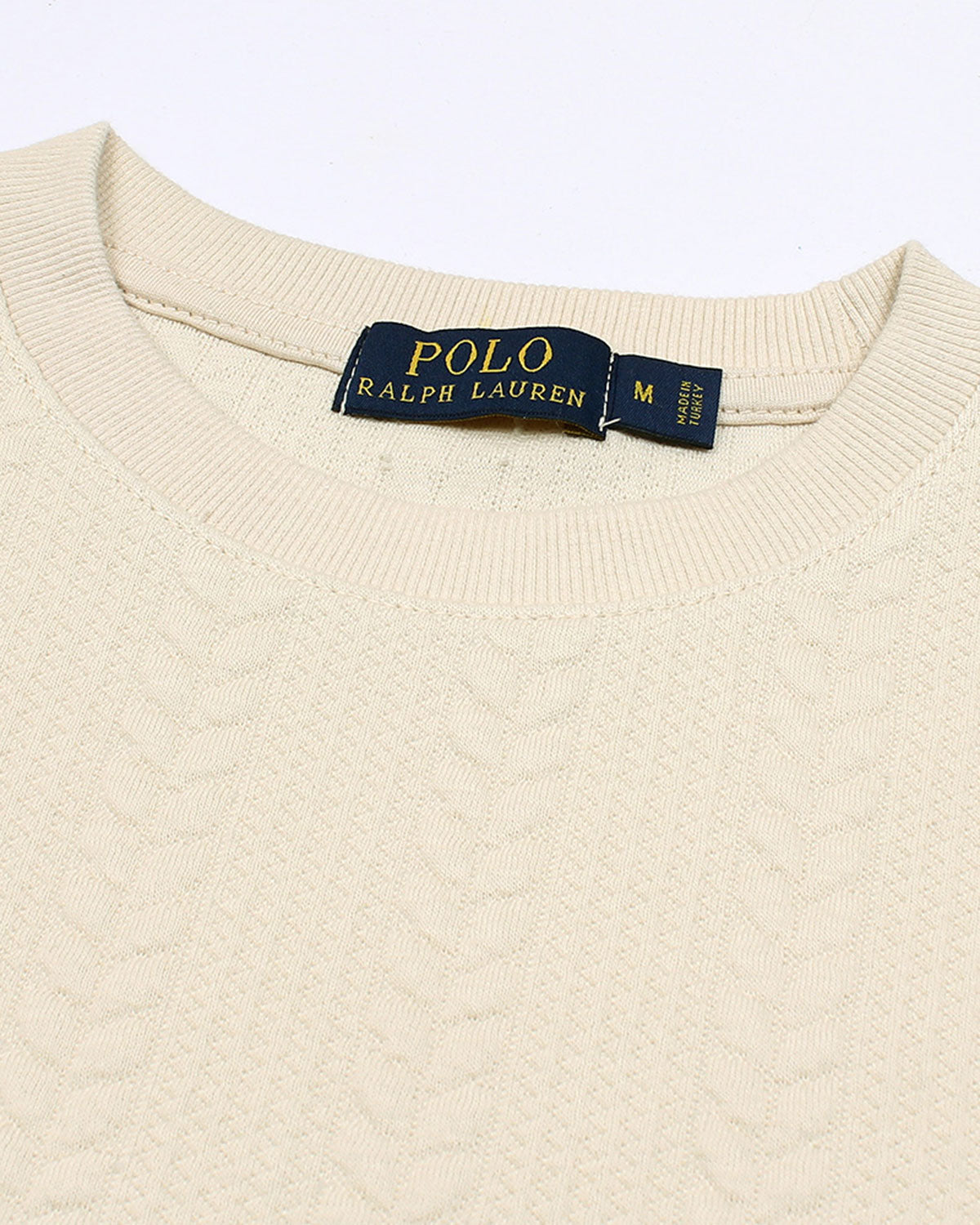 Premium Men's Fleece Sweater - Cream
