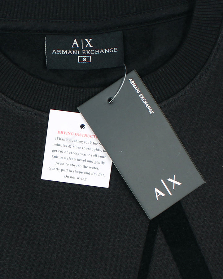 Exclusive A-X Fade Gold Men Sweat - Black
