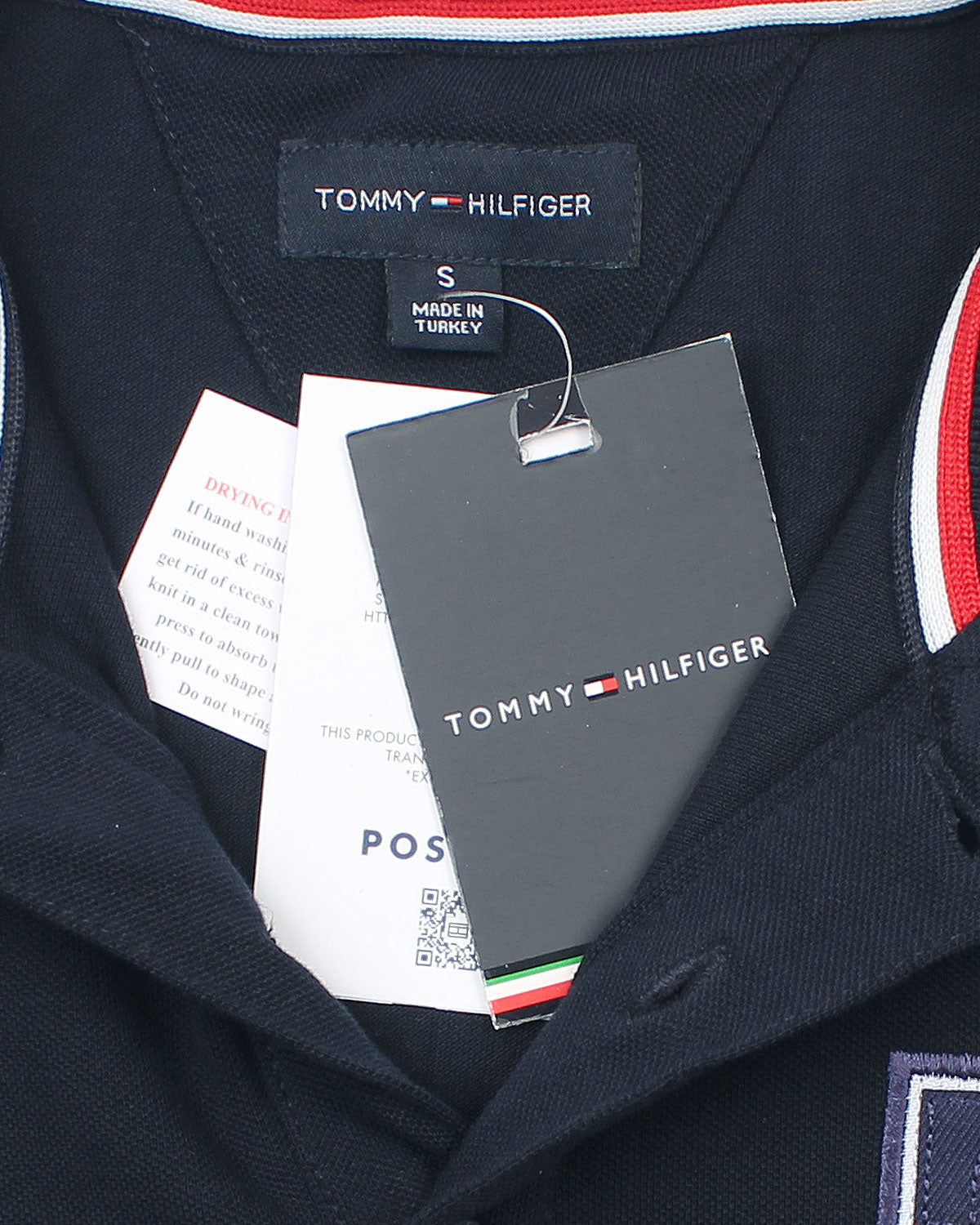 Premium Men's iconic TH Polo Shirt - Navy Blue