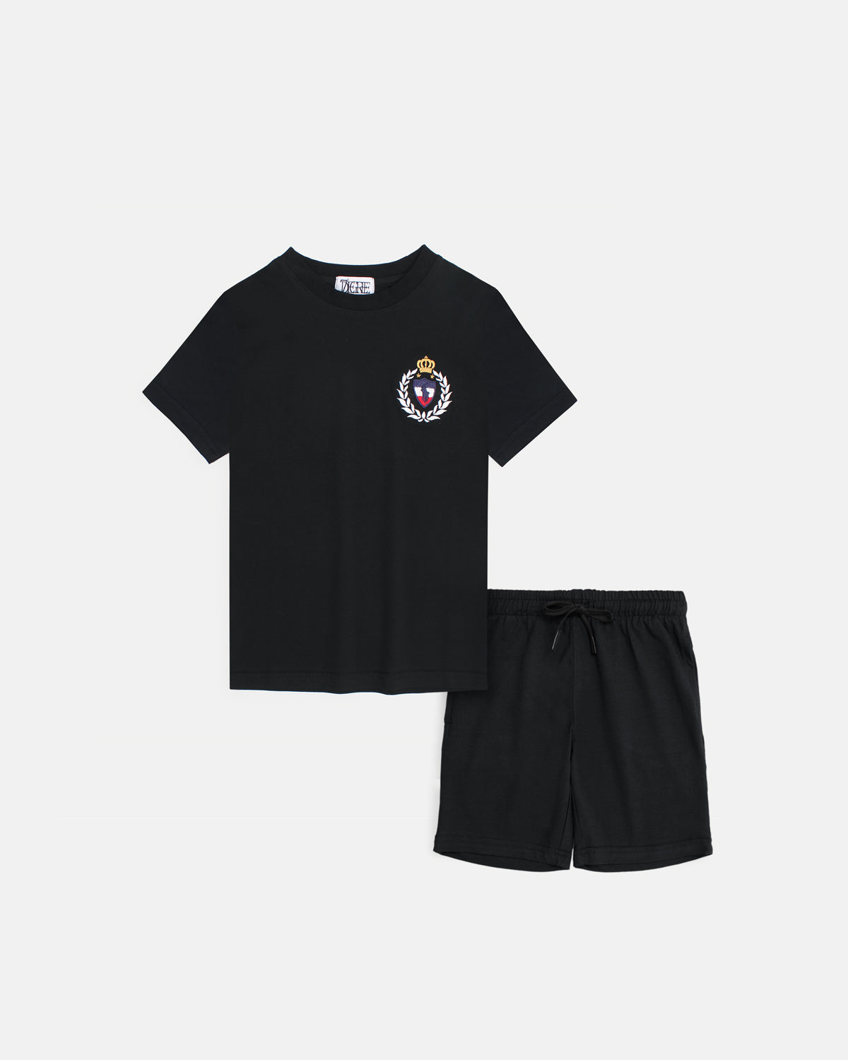 Kids IT Flag Tracksuit - Black