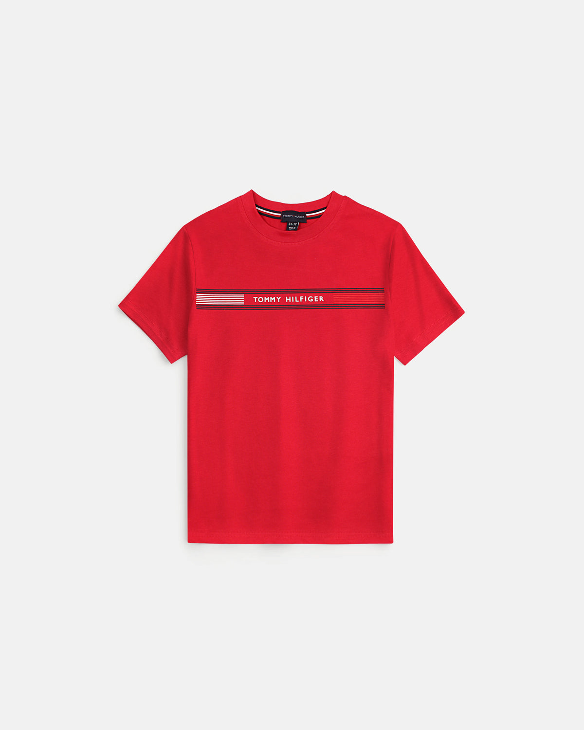 Premium Hilfiger Kids High Tee - Red