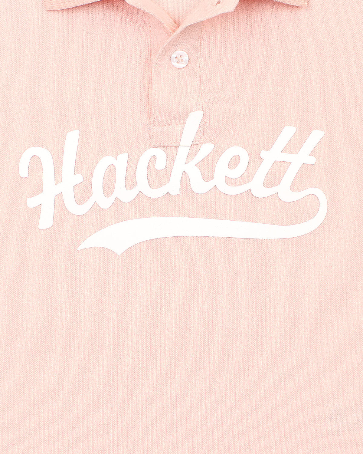 Kids Iconic HKT Logo Polo Shirt - Pink