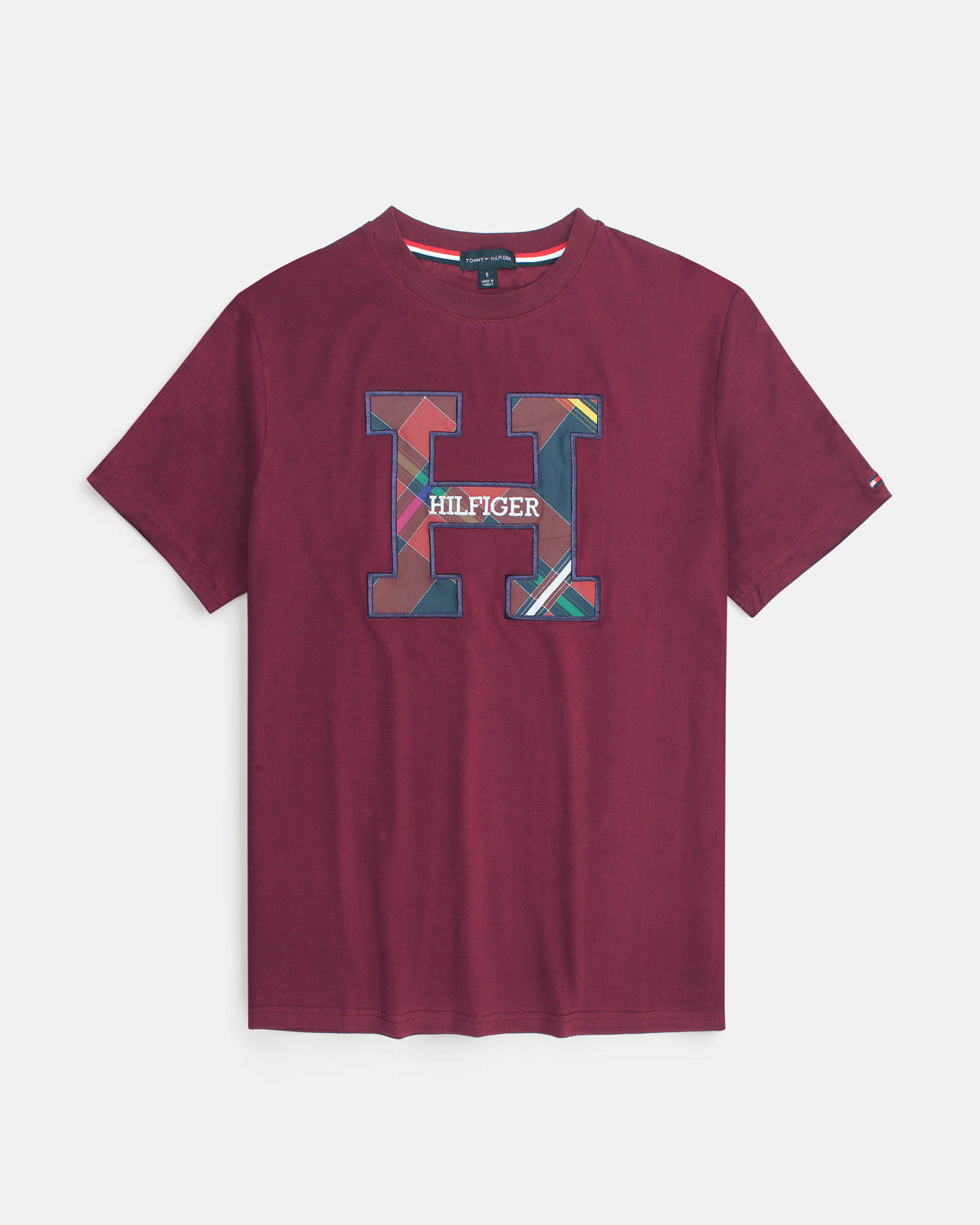 Men's Hil. Motive T Shirt - Maroon