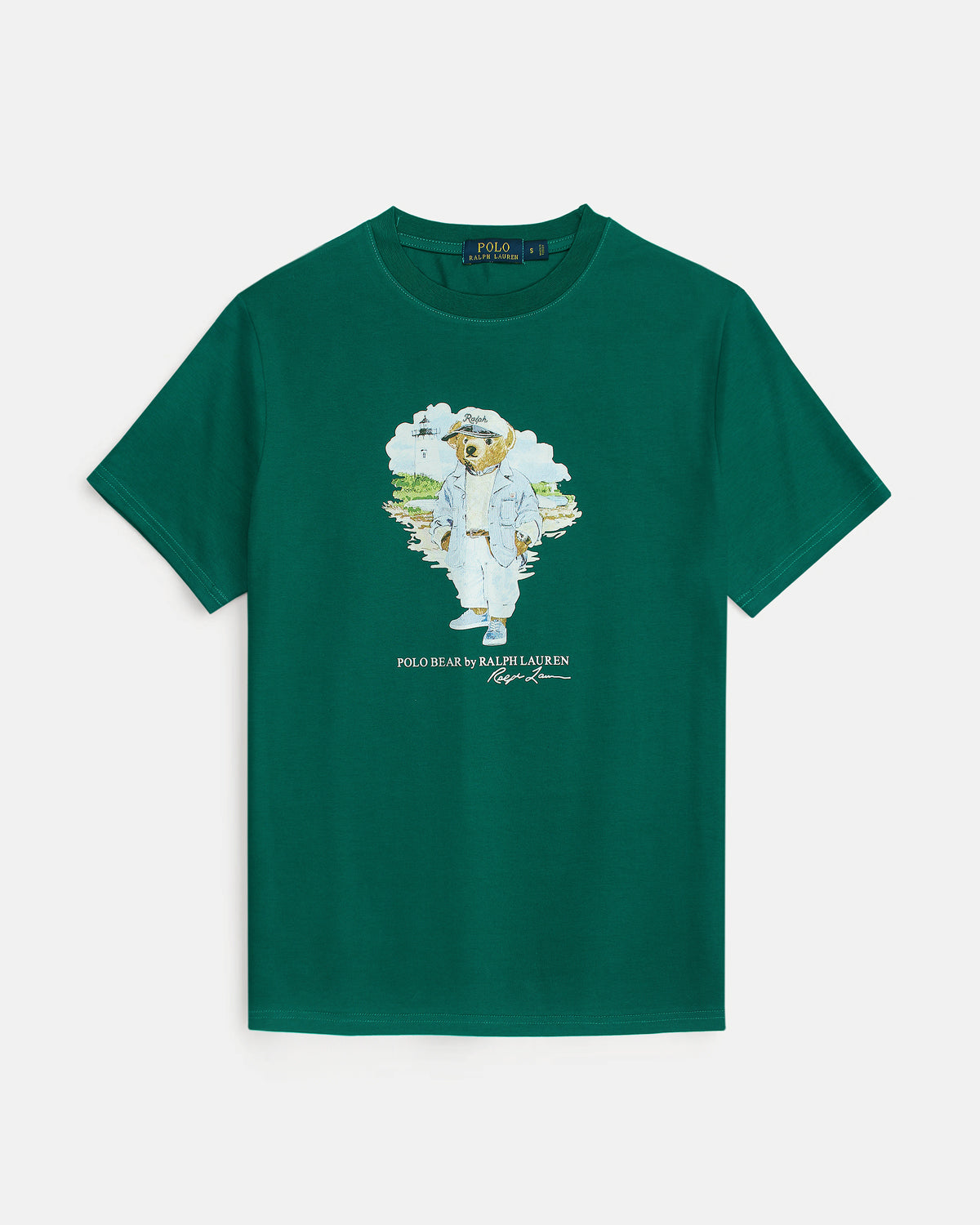 Exclusive R/L Men Bear Tee - Green