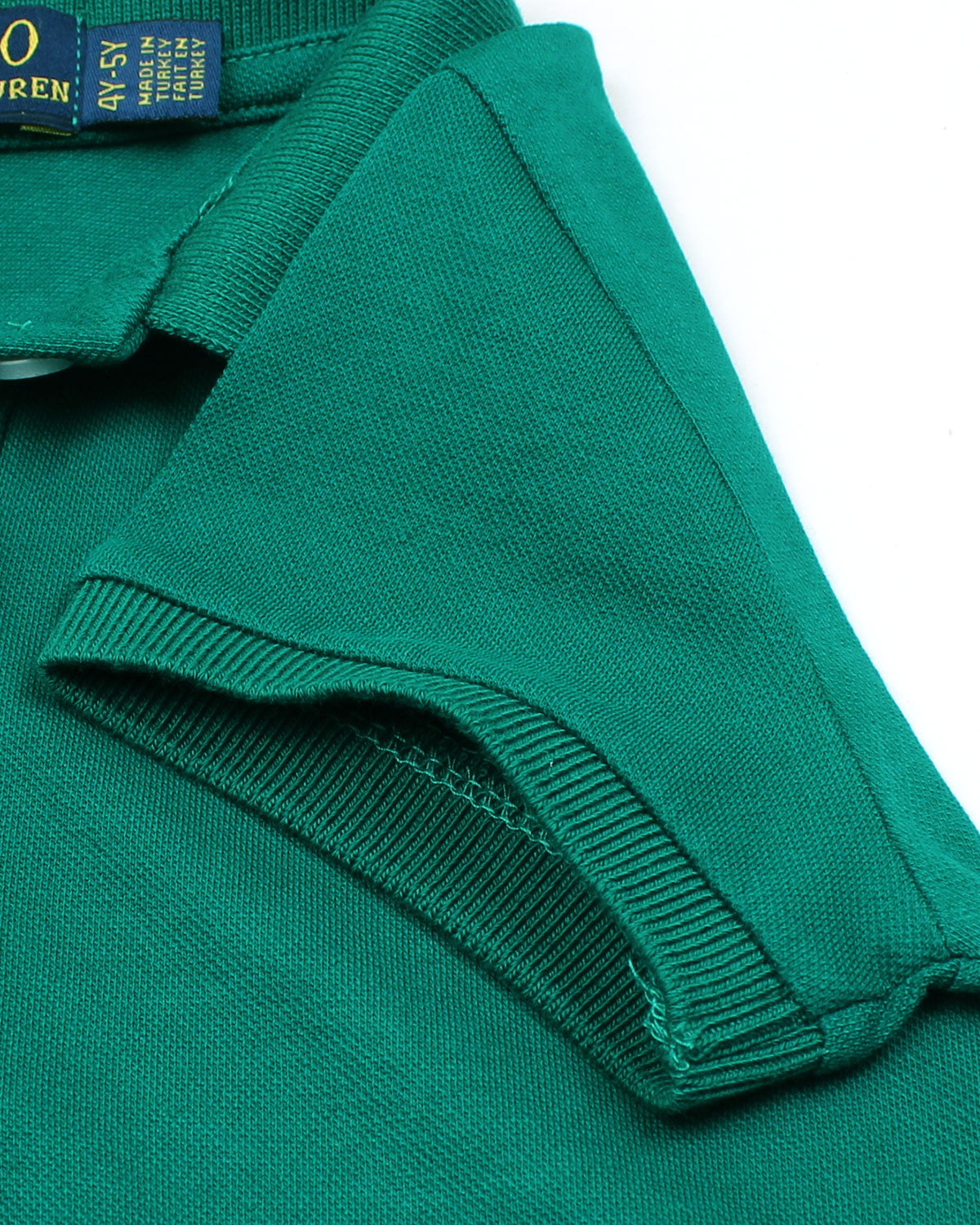 Premium Baby Girl R-L Polo Dress - Green