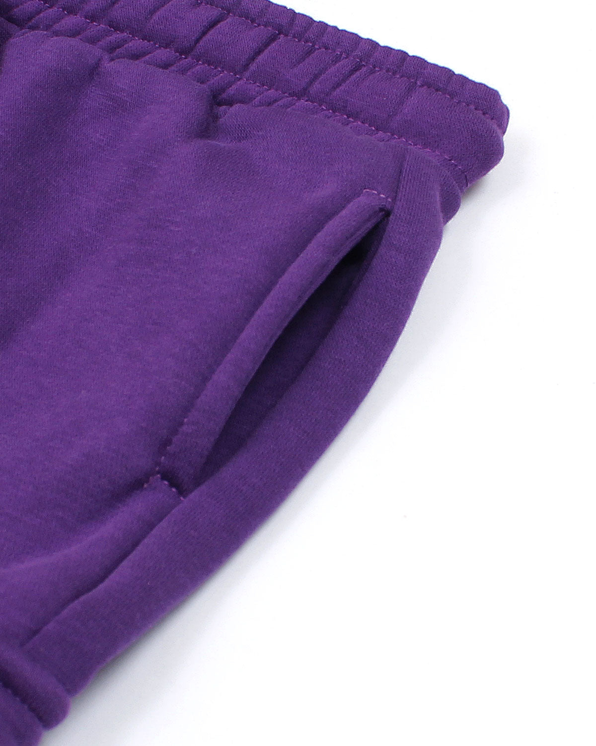 Hodded Baby Girls Tracksuit Set - Purple