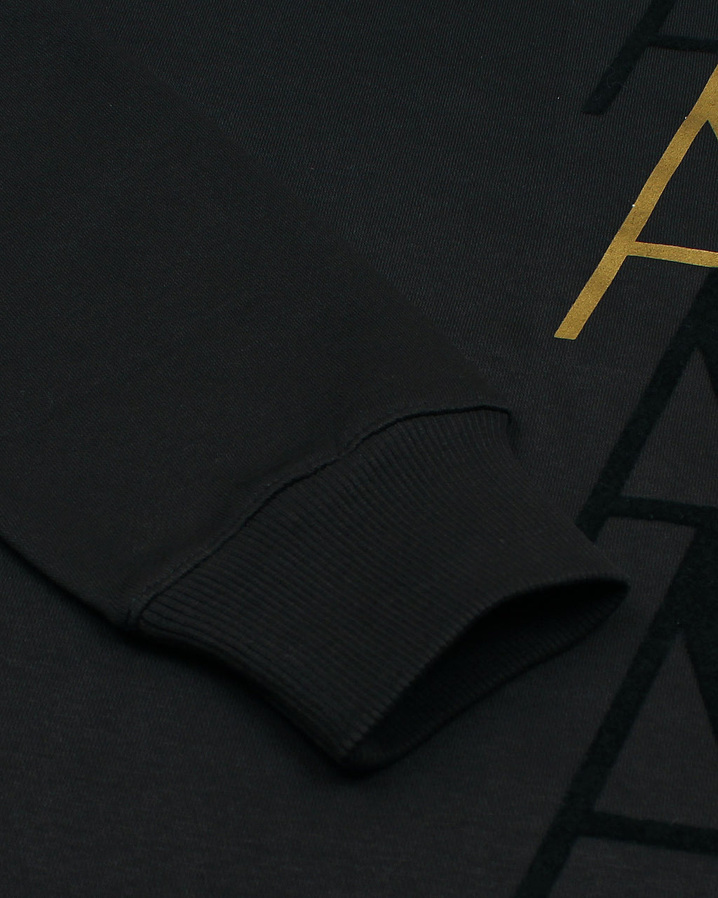 Exclusive A-X Fade Gold Men Sweat - Black