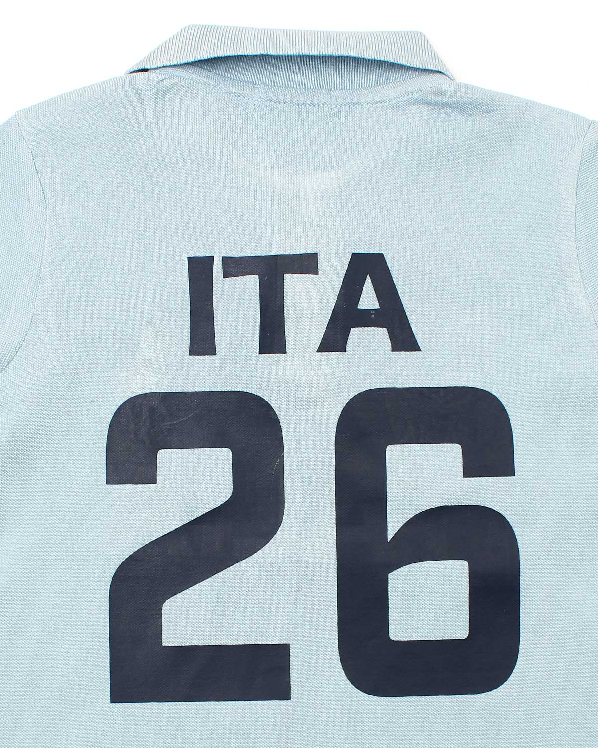 Kids Country ITALIA Polo Shirt - Sky Blue