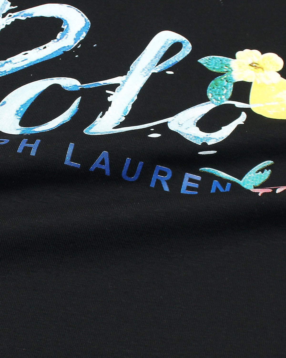 Exclusive Baby Girl R/L Polo Tee - Black