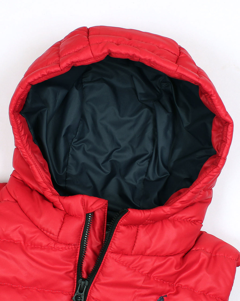 Exclusive Kids Hodded Gillet - Red