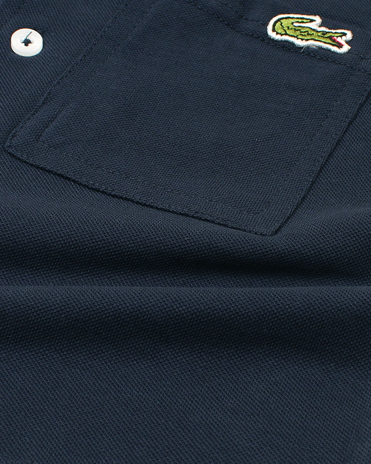 Kids Notch Lapel Pique Tracksuit - Navy Blue
