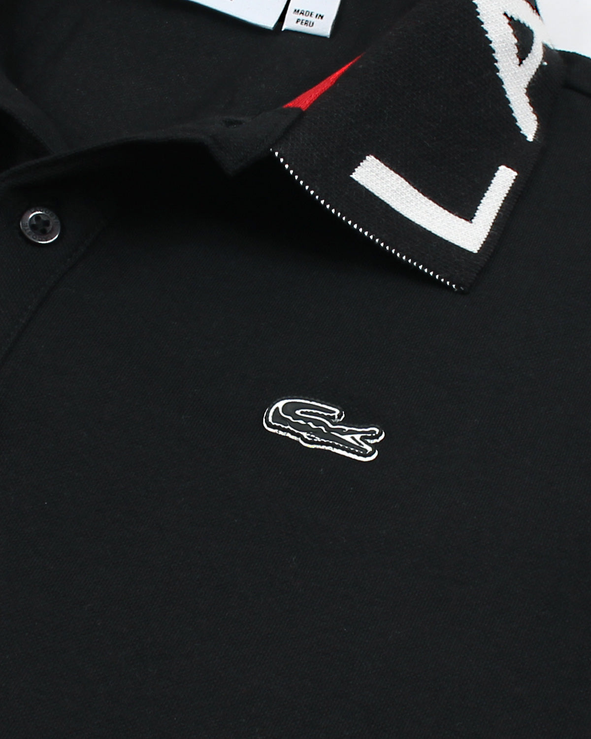Exclusive L-O-C-T Collar D. Men Polo - Black