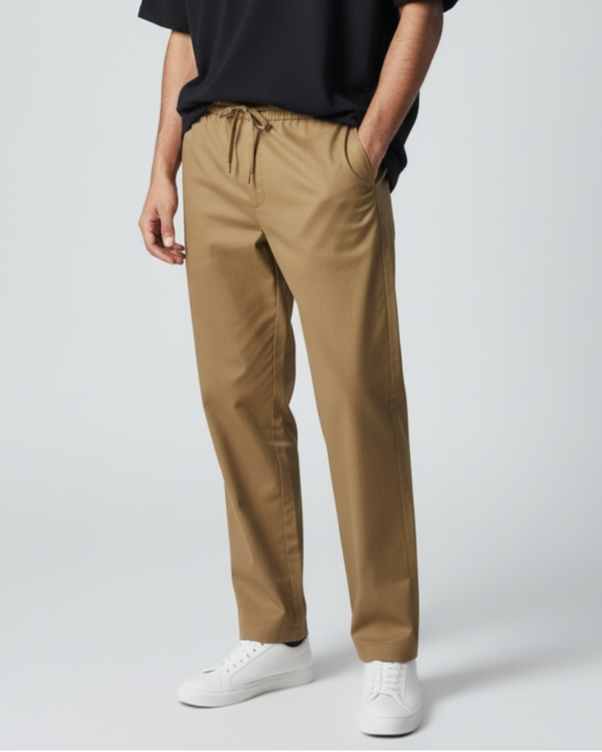 Men's Cotton Everyday Trouser - Brown