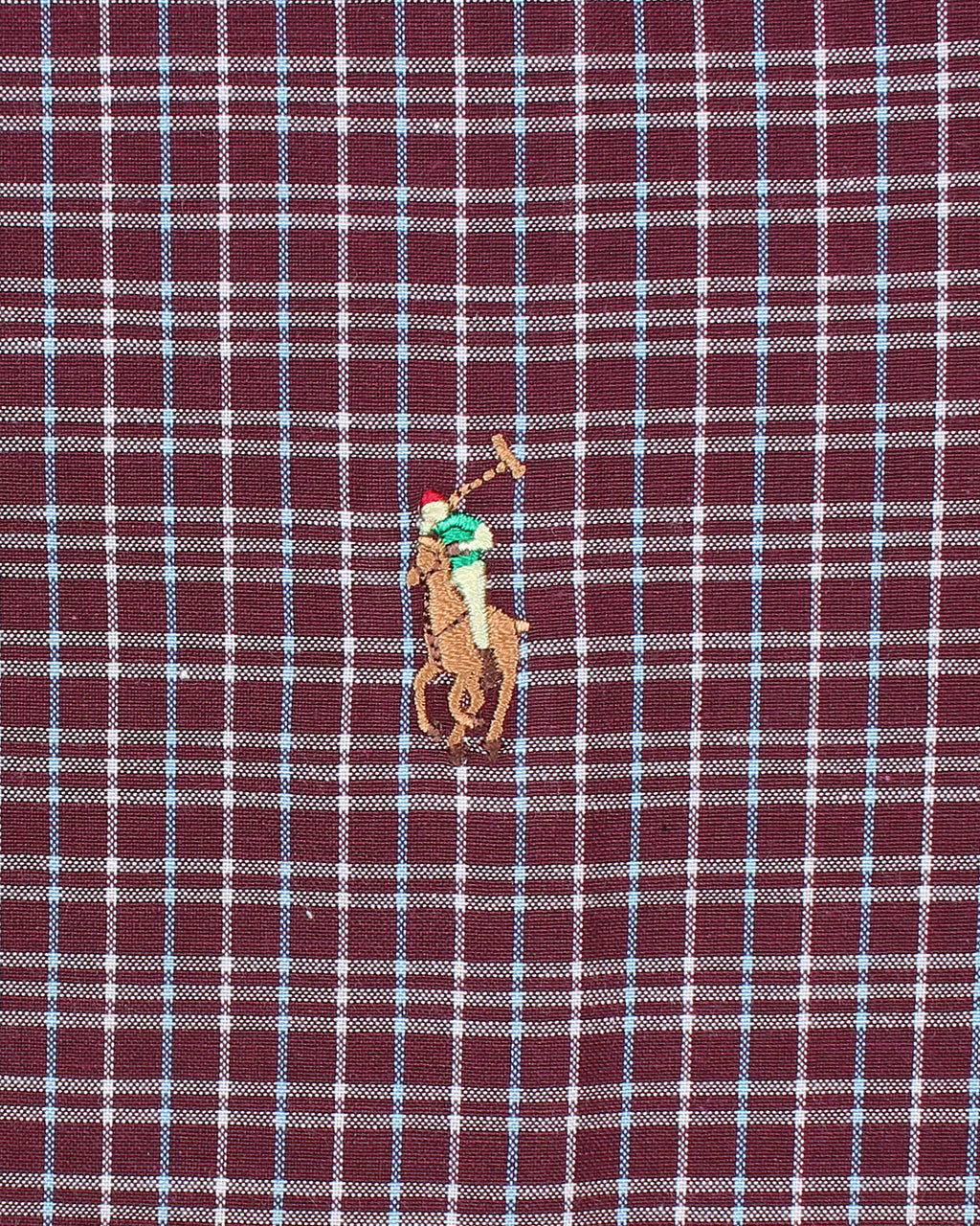 Iconic Pony Checkered Shirt - Red