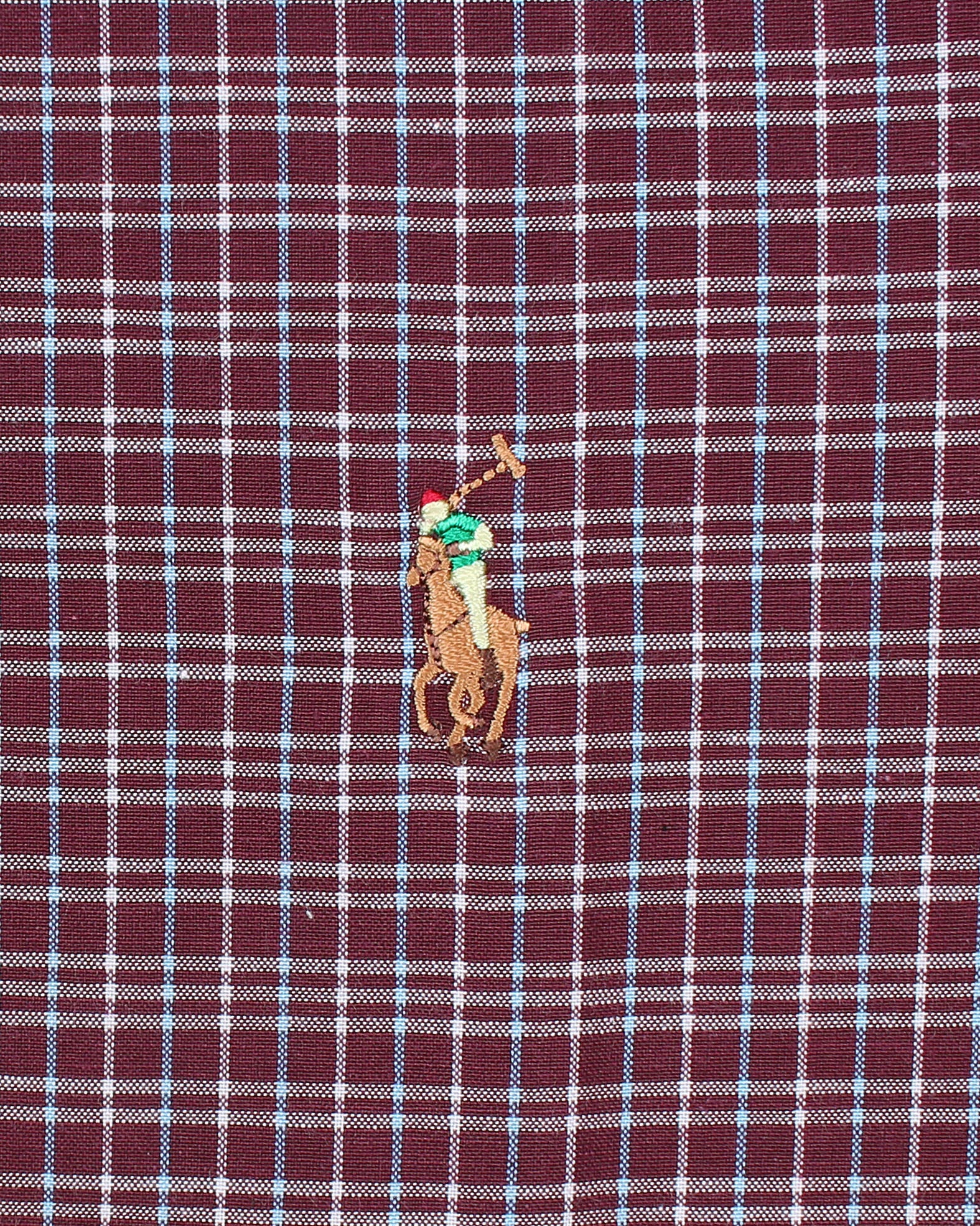 Iconic Pony Checkered Shirt - Red