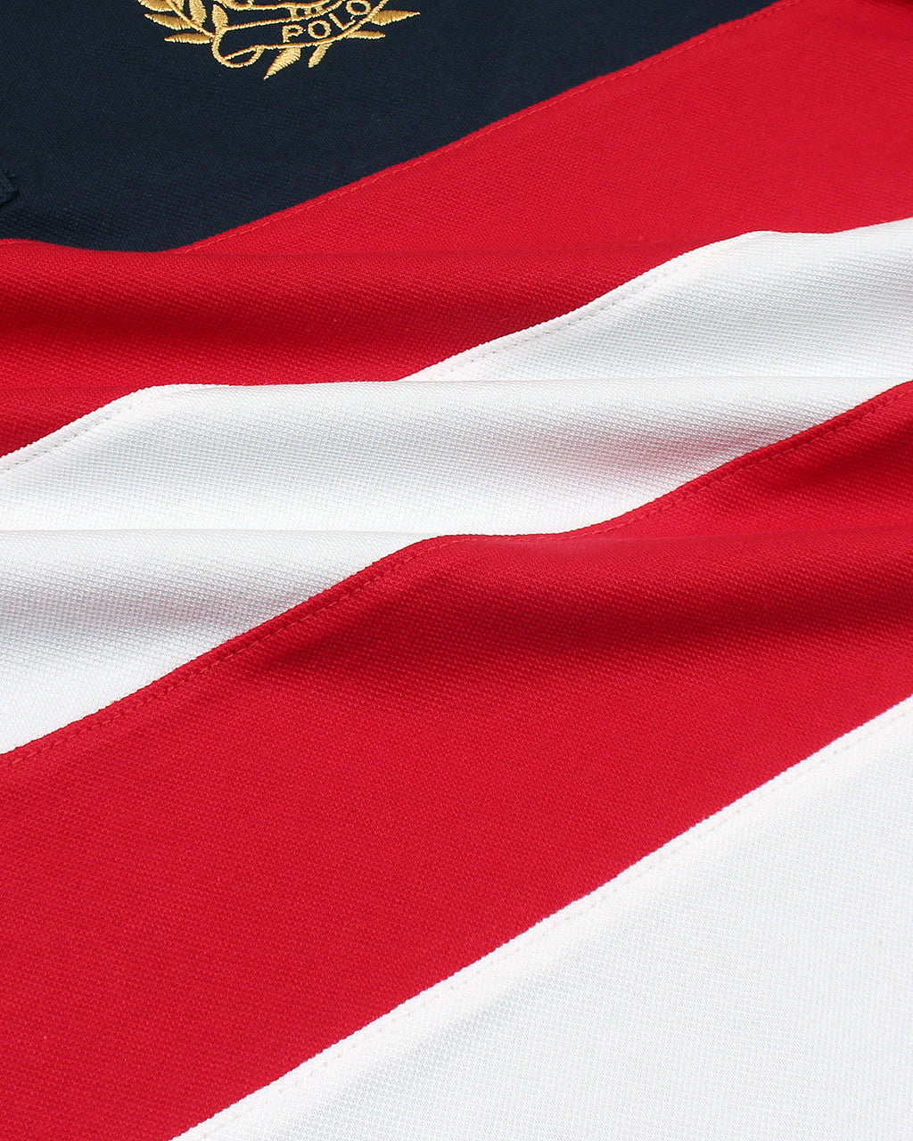 Exclusive R/L Panel Motive Polo - N-R-W