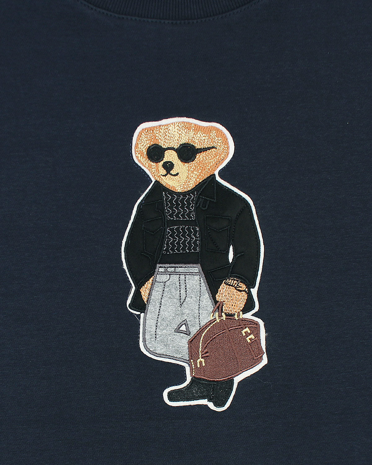 Exclusive Mens Bear Sweat - Navy Blue