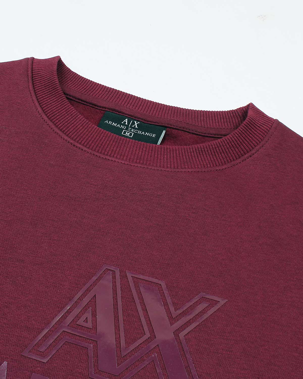 Exclusive A-X Mens Designer Sweat - Maroon