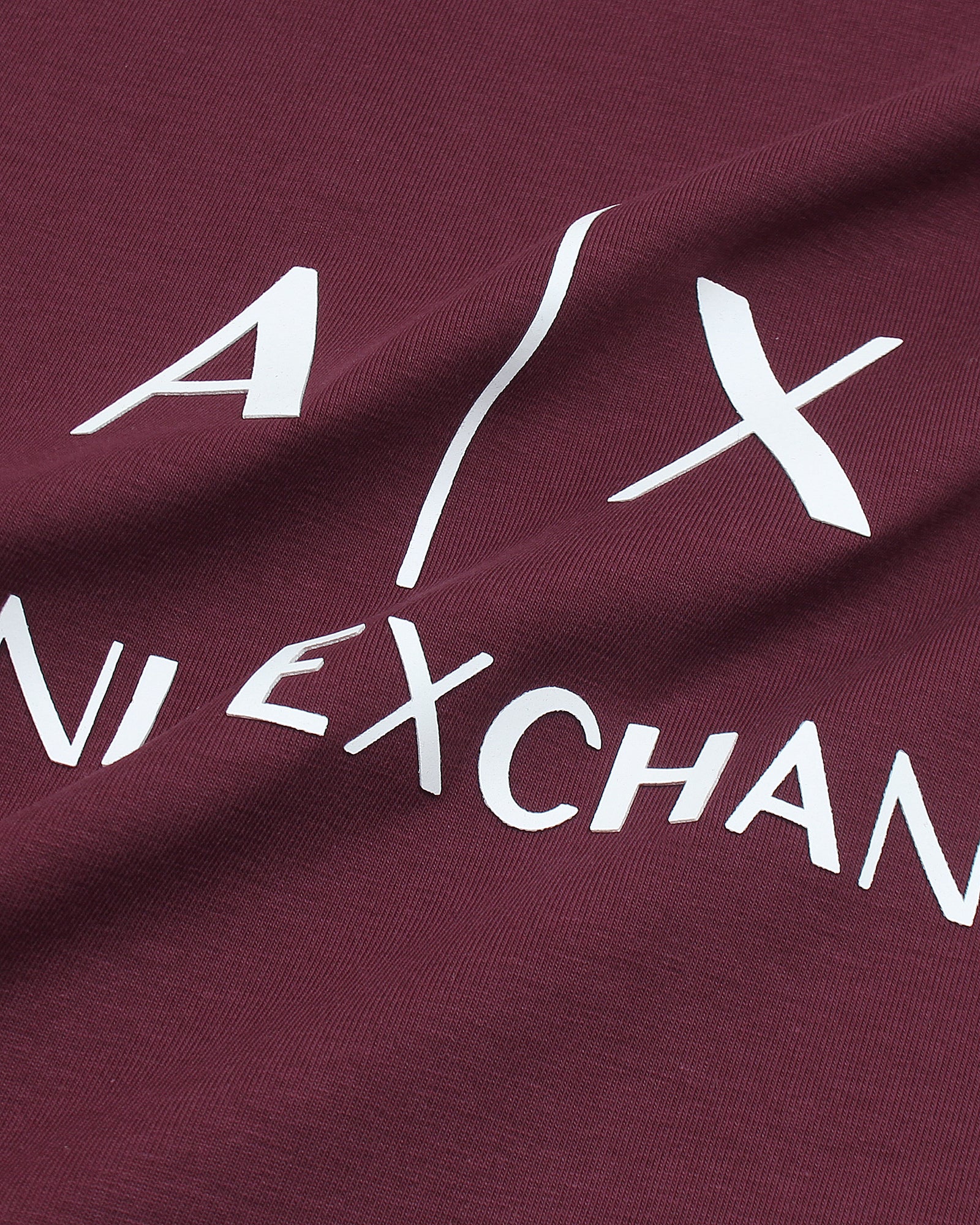 Exclusive A-X Sign Tee Shirt - Maroon