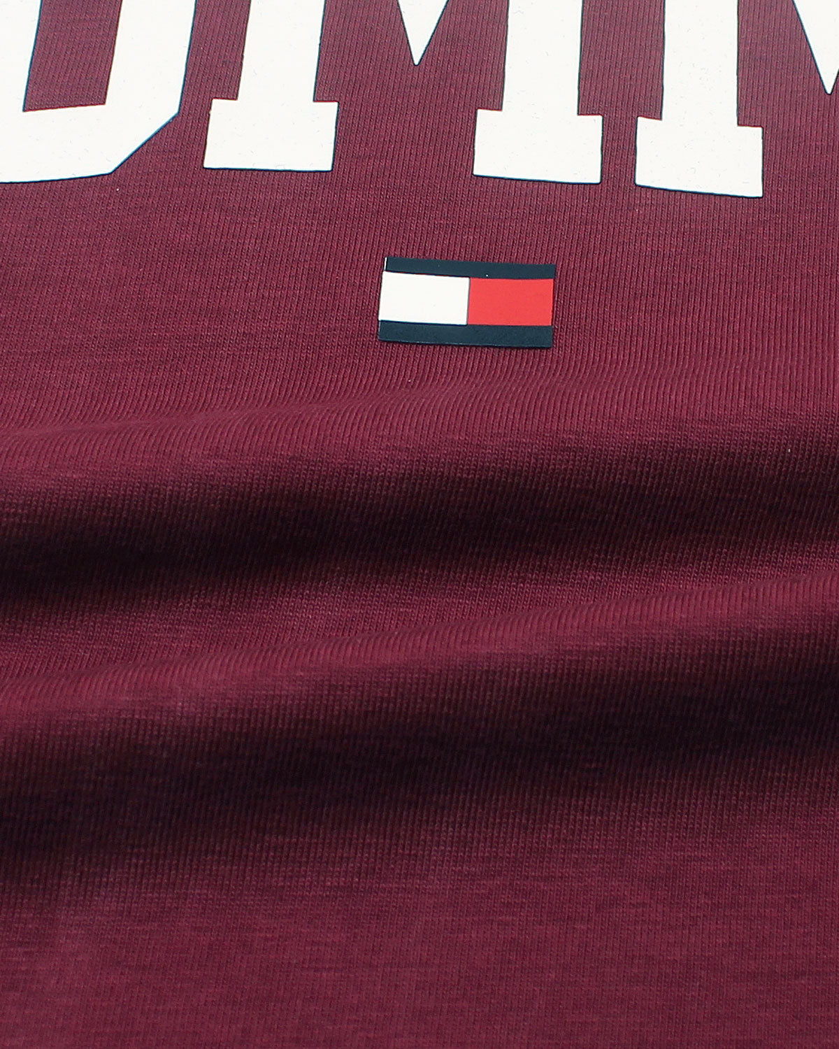 Kids Tom. Flag T Shirt - Maroon