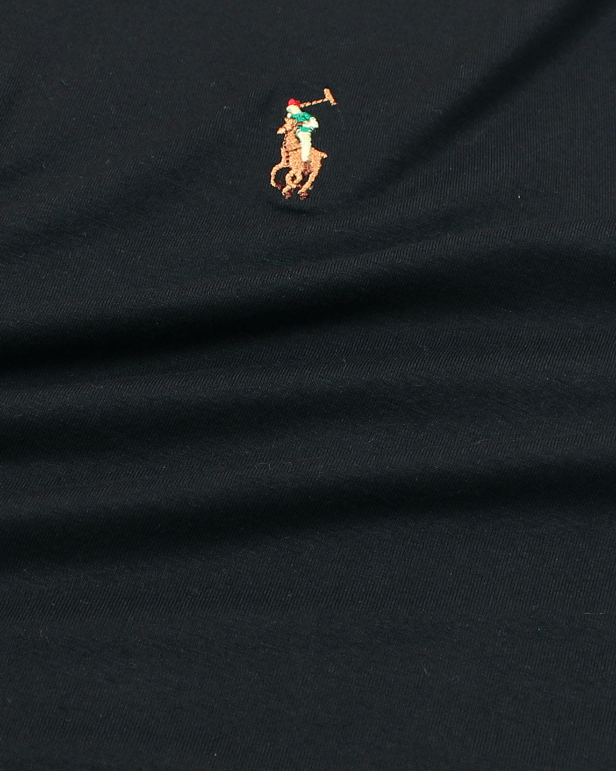 Premium Multi Pony Jersey Polo - Black