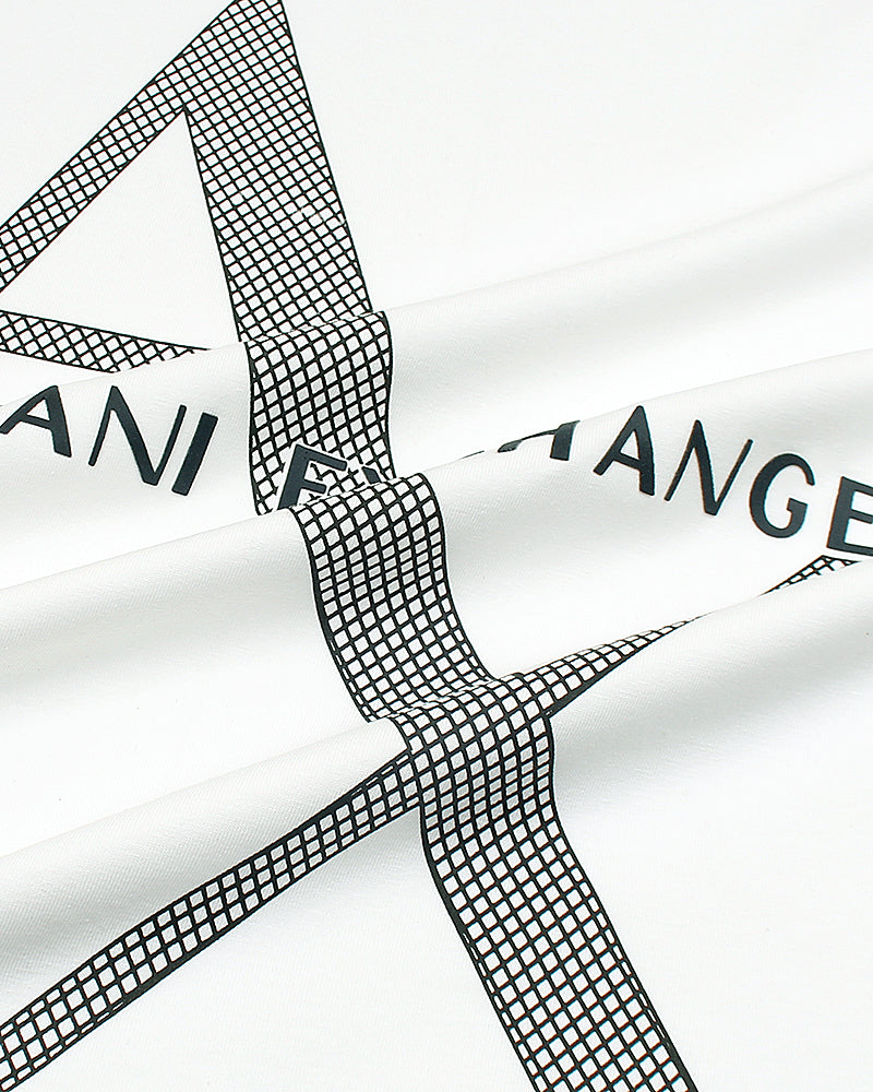 Exclusive A-X Designer Tee Men - White