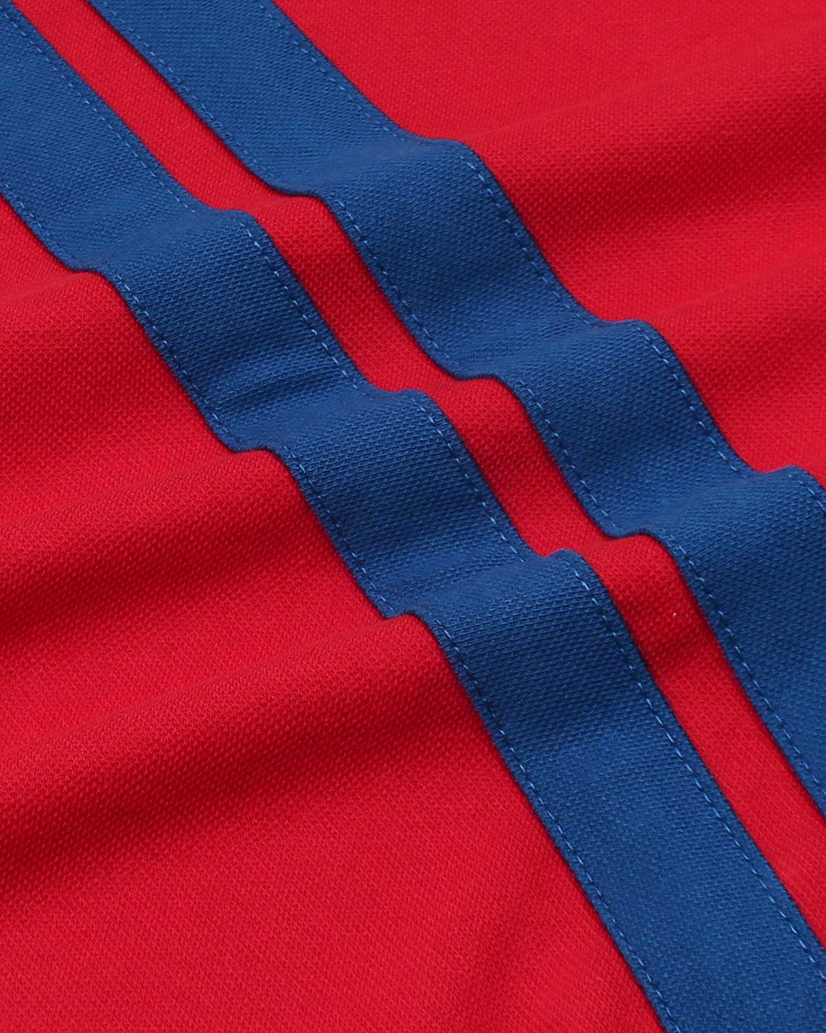 Premium R/L Kids Stripe Motive Polo - Red