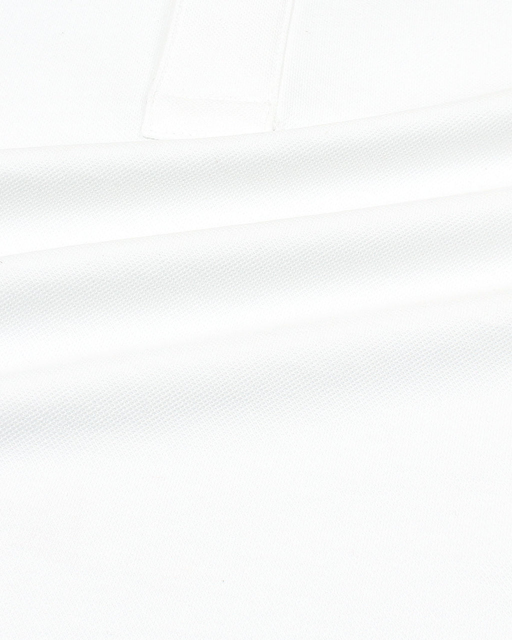 A-X Collar Design Polo - White