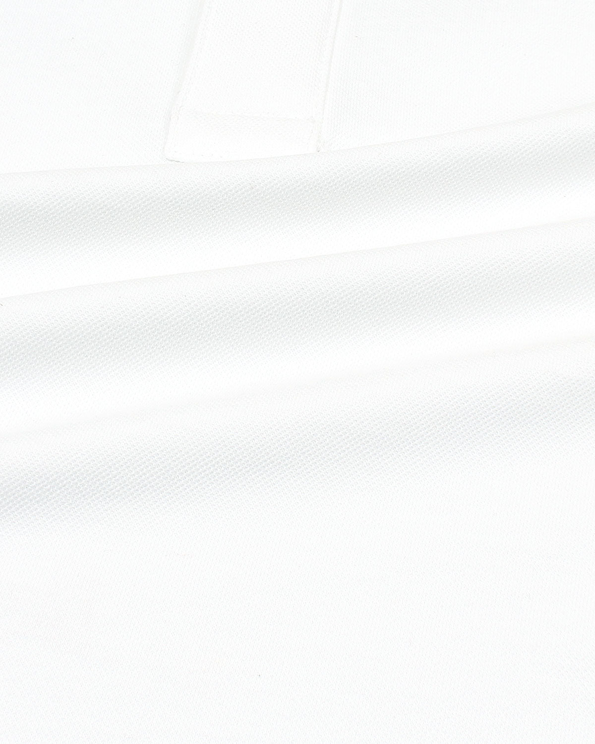 A-X Collar Design Polo - White